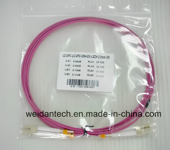 OM4 10G Fiber Patch Cord SC/LC Duplex 40M