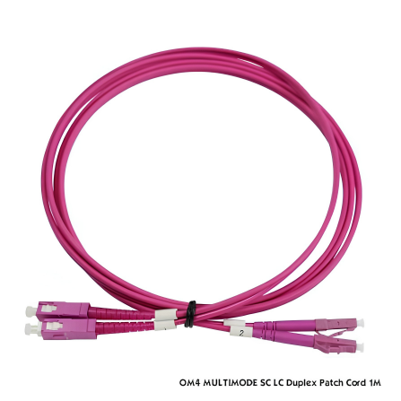 OM4 10G Fiber Patch Cord SC-LC , SC-FC ,LC-LC , SC-ST Duplex 35M