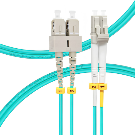 OM3 10G Fiber Patch Cord SC/LC Duplex 10M