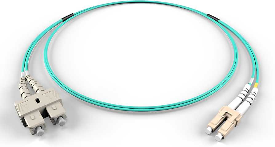 OM3 10G Fiber Patch Cord SC-LC , SC-FC ,LC-LC , SC-ST Duplex 3M