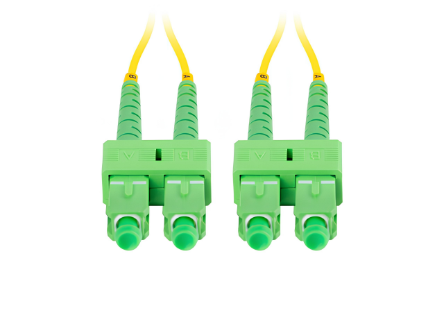 APC Fiber Patch Cord SC/APC-SC/APC Duplex 10M